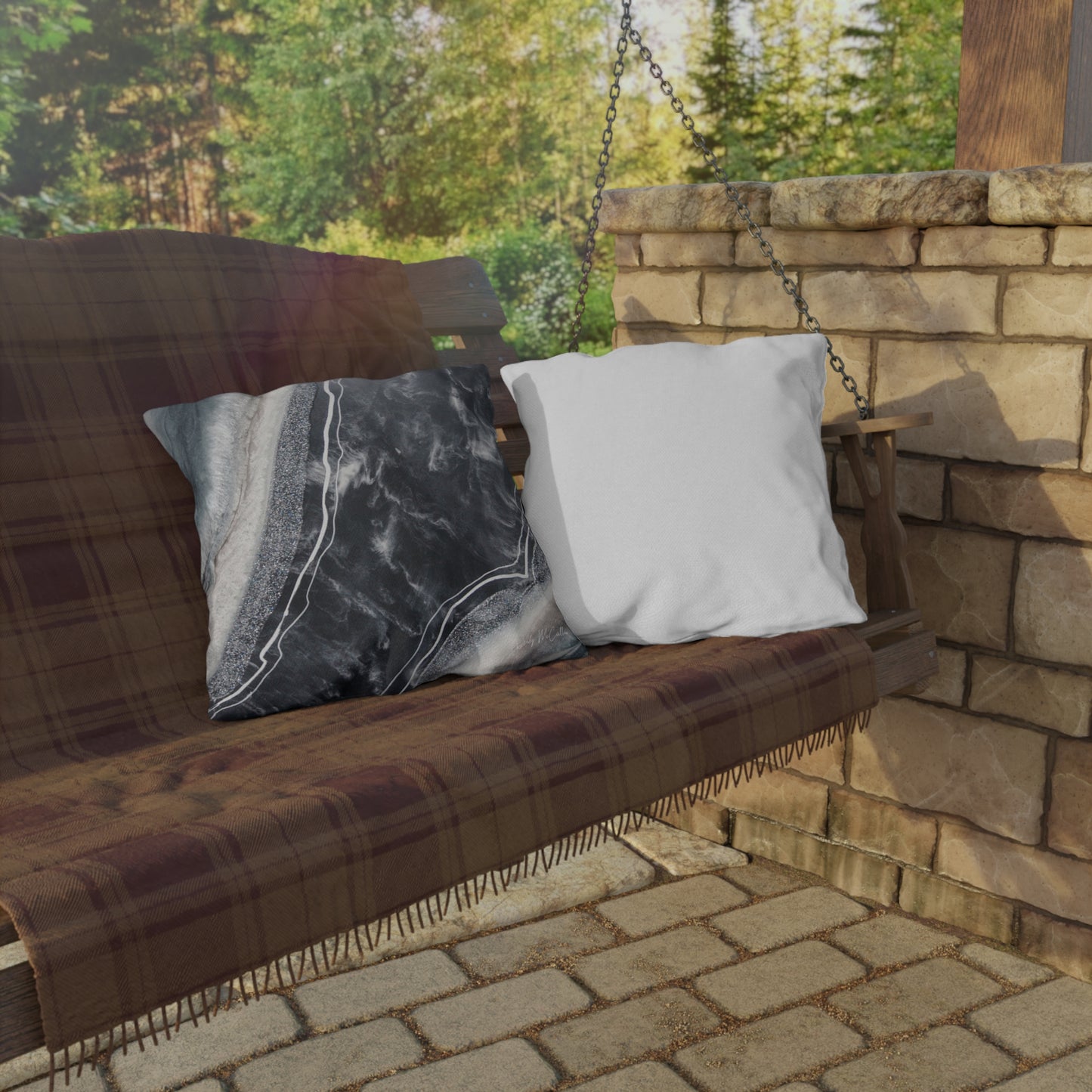 Vista Elegance Outdoor Pillow - Patio Cushion