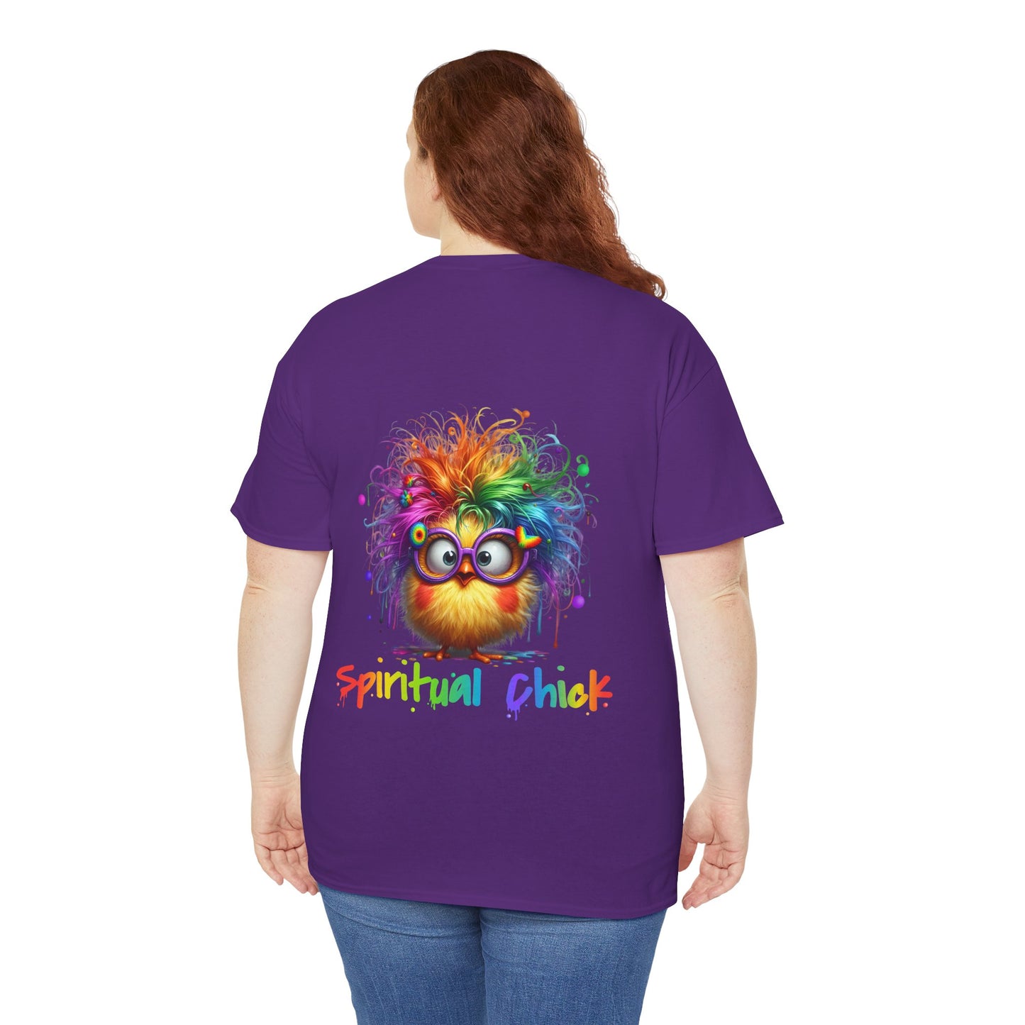 Spiritual Chick – Cute High-Vibe Rainbow Funny T-Shirt