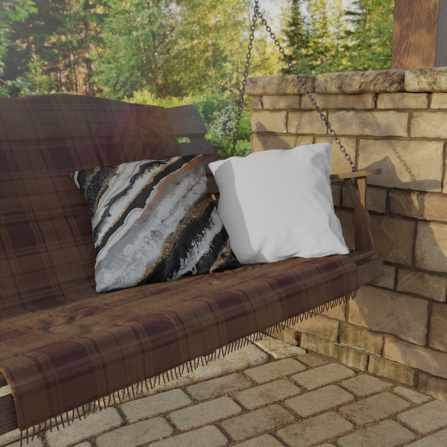 Alchemy Splendour Outdoor Pillow - Patio Cushion