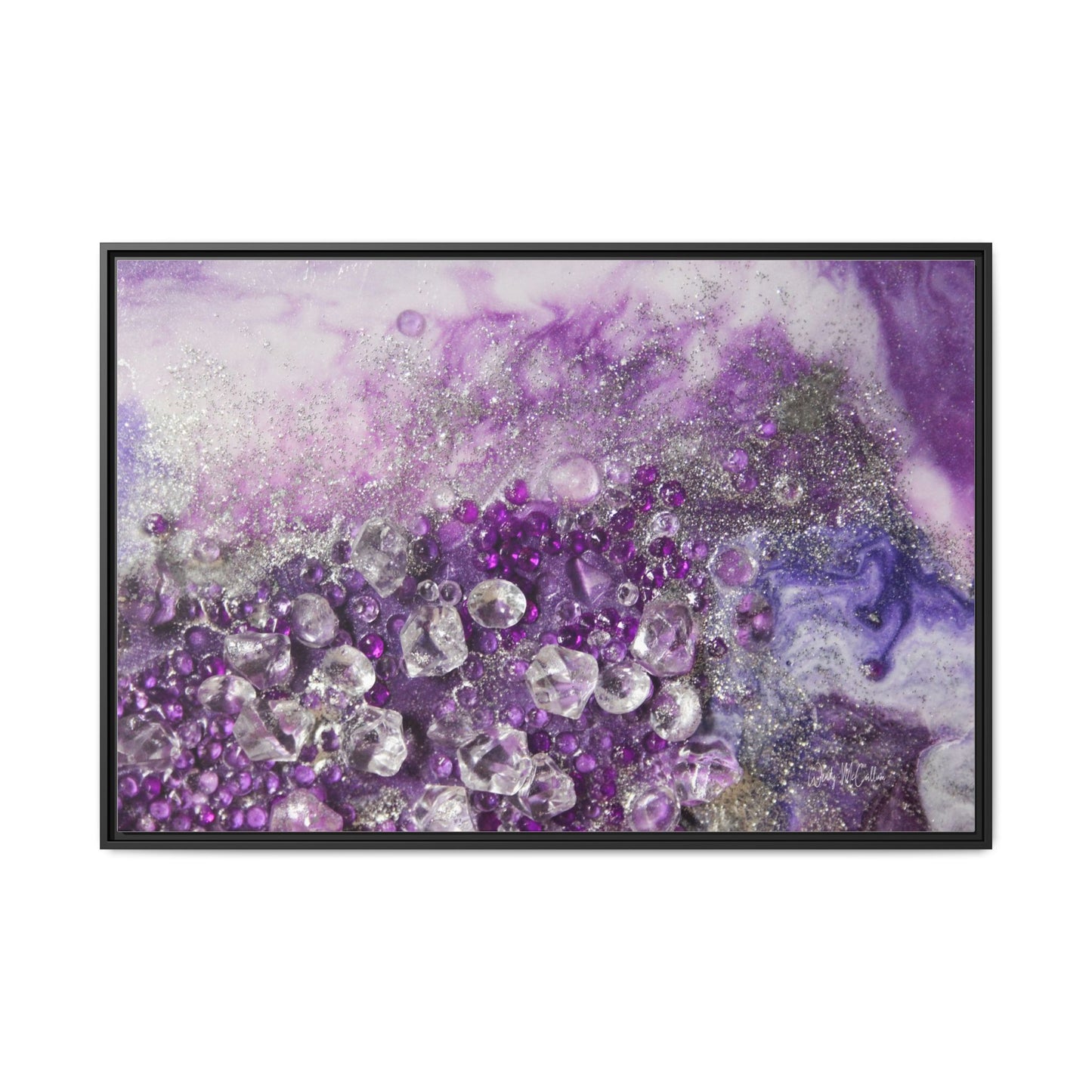 Amethyst Dreams Framed Print - Elegance