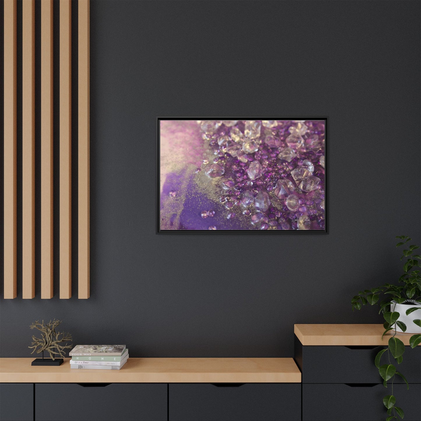Amethyst Dreams Framed Print - Opulence