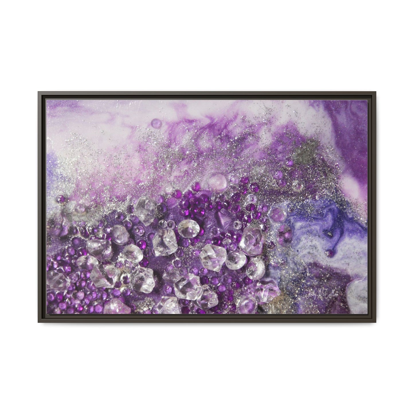 Amethyst Dreams Framed Print - Elegance