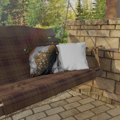 Alchemy Elegance Outdoor Pillow - Patio Cushion
