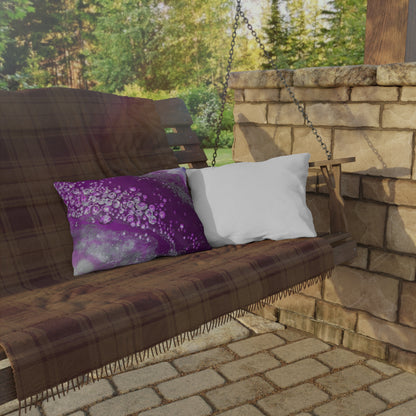 Amethyst Dreams Grace Outdoor Pillow - Patio Cushion
