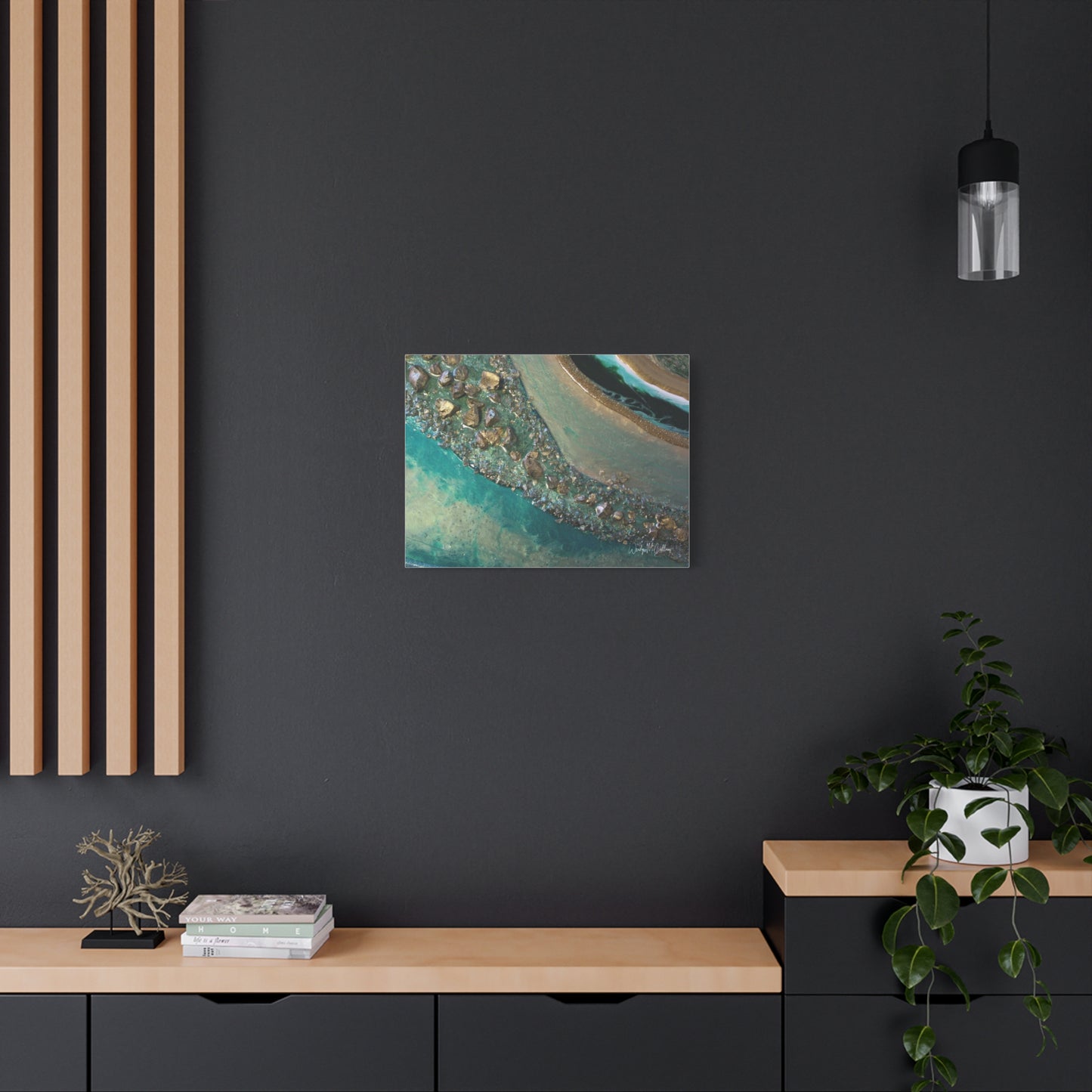 Dioptase Canvas Wall Art - Grace