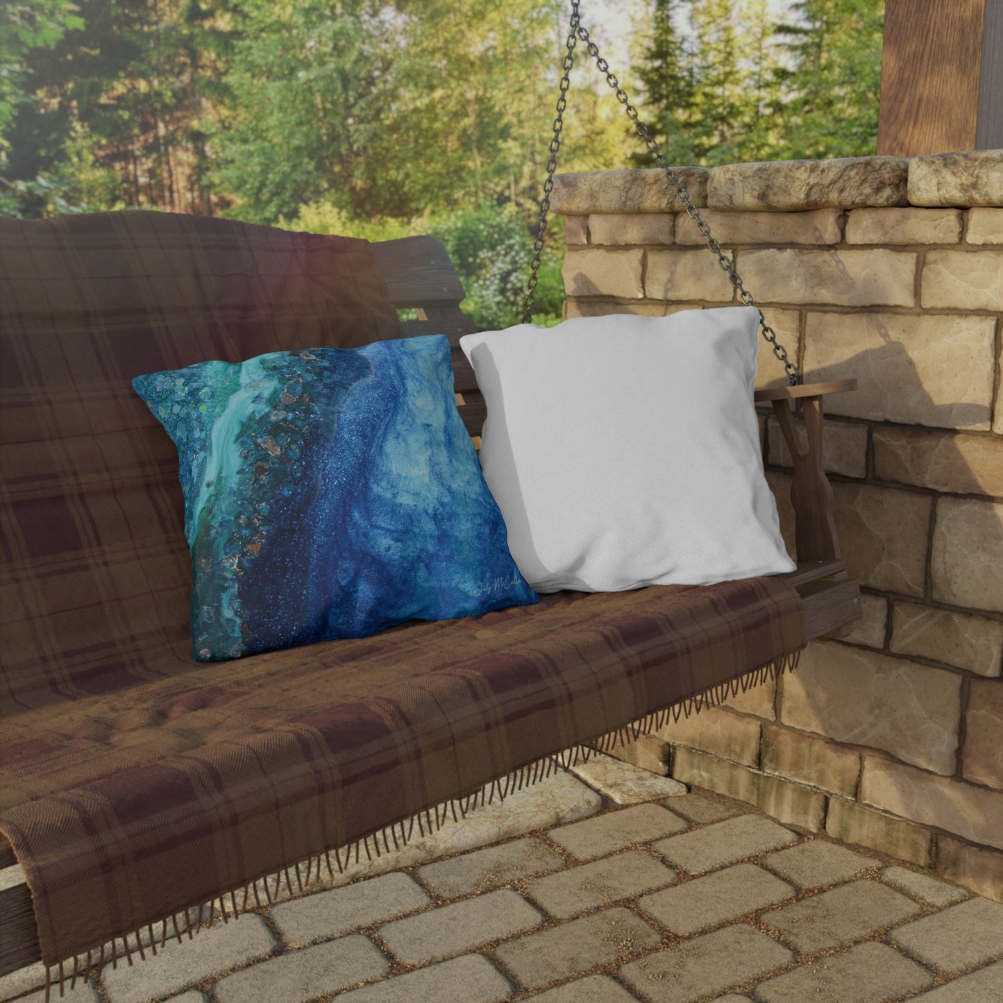 Elucidation Opulence Outdoor Pillow - Patio Cushion