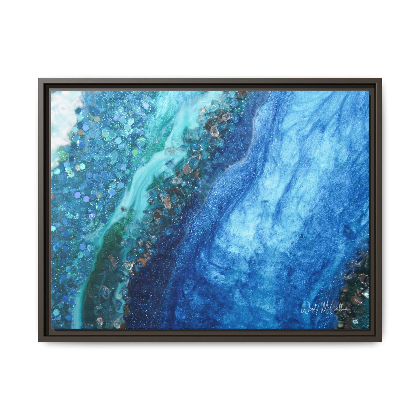 Elucidation Framed Print - Opulence