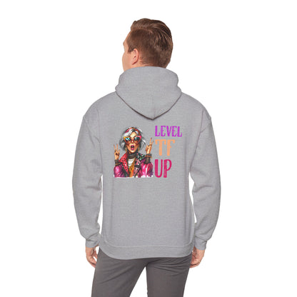 LEVEL TF UP – Sassy Empowerment Hoodie