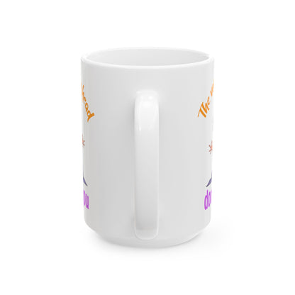 Ceramic Mug — "The Voices in My Head Don't Like You" Funny Yoga Girl Coffee Cup