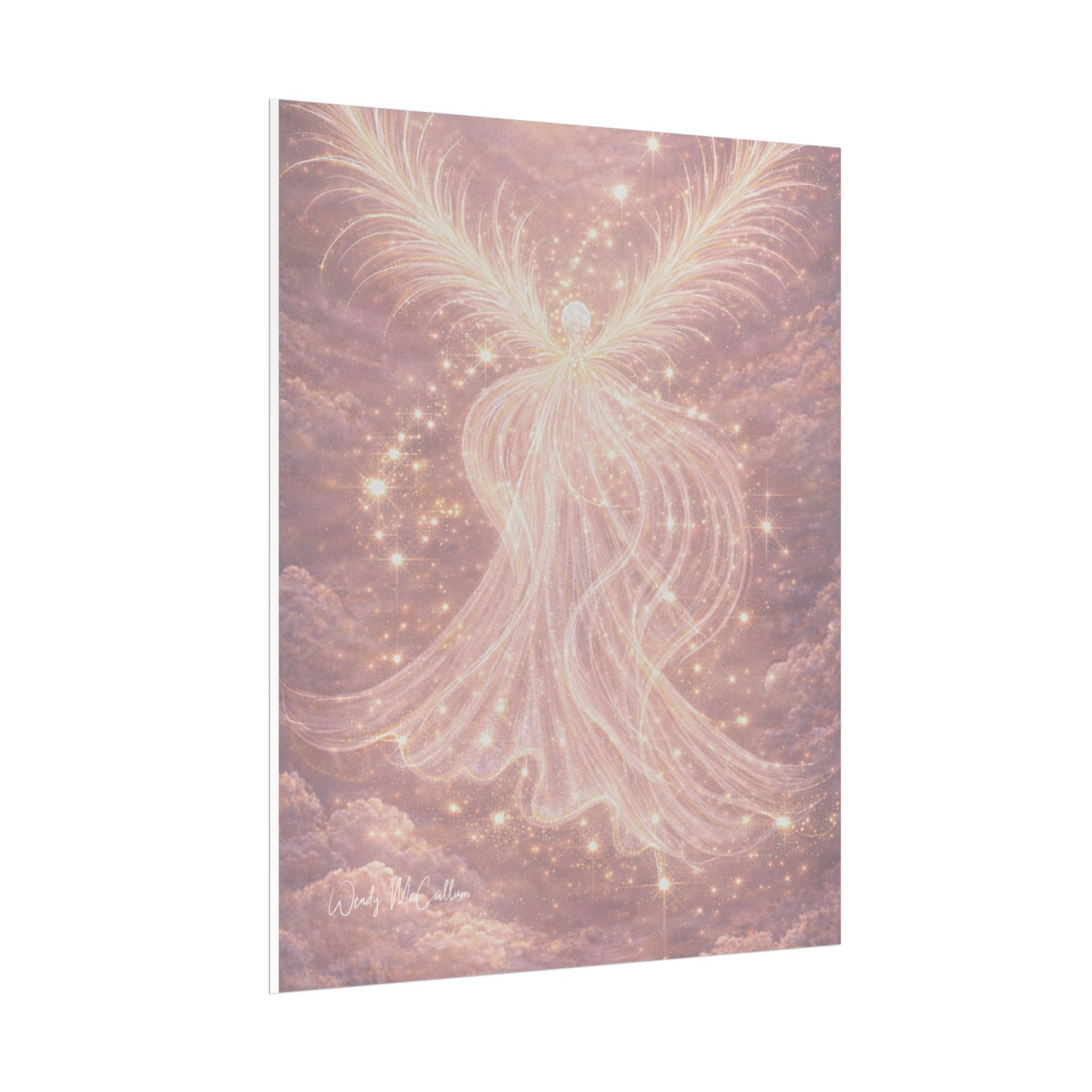 Archangel Chamuel – Fine Art Print | Angel of Love, Peace & Emotional Healing