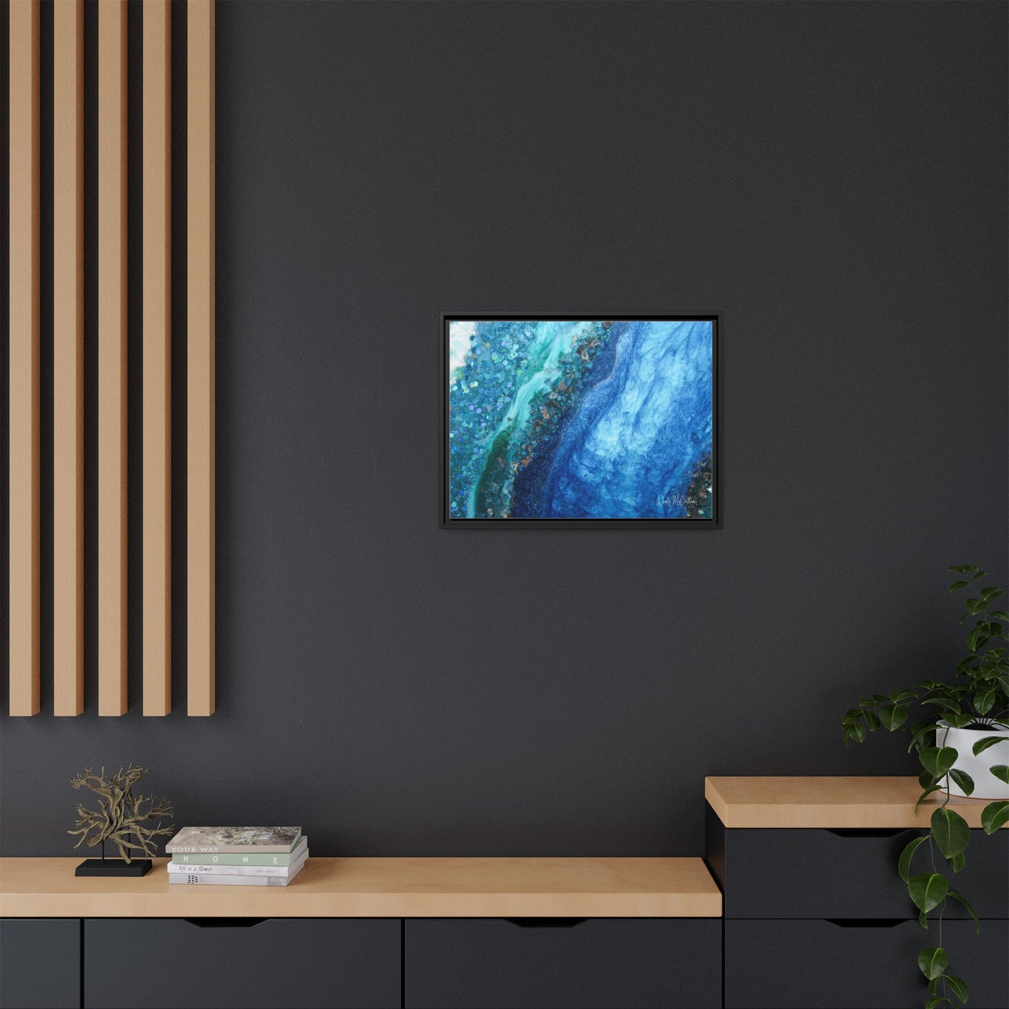 Elucidation Framed Print - Opulence