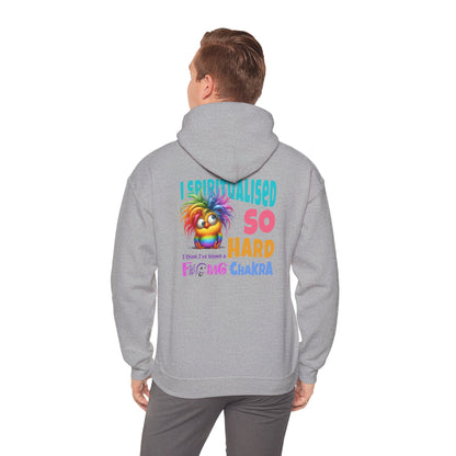 I Spiritualised Too Hard… I Think I’ve Blown a Chakra – Funny Rainbow Chick Hoodie