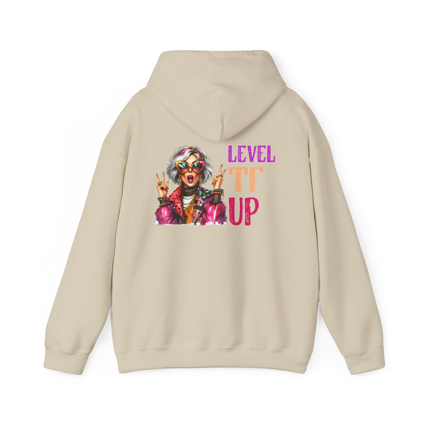 LEVEL TF UP – Sassy Empowerment Hoodie