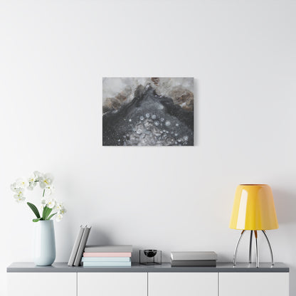 Grey Moonstone Canvas Wall Art - Elegance