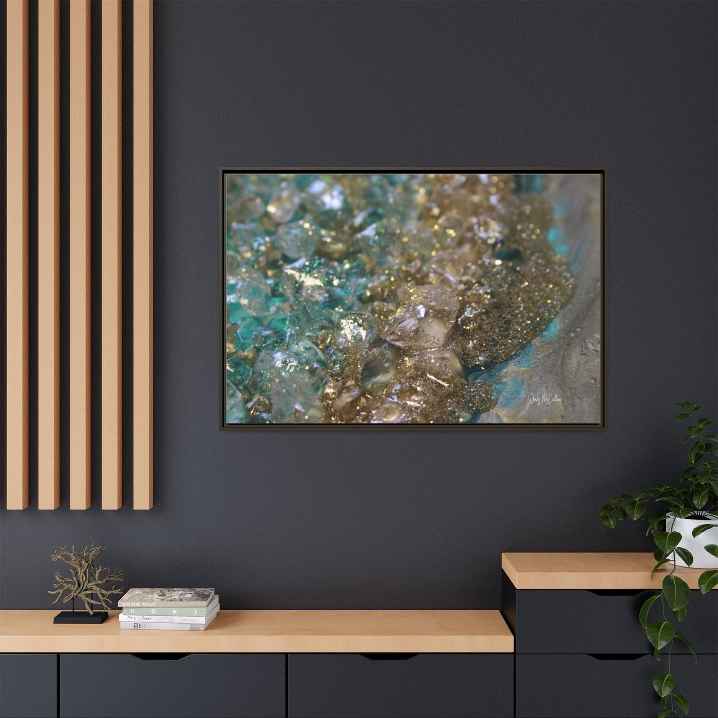 Dioptase Framed Print - Opulence
