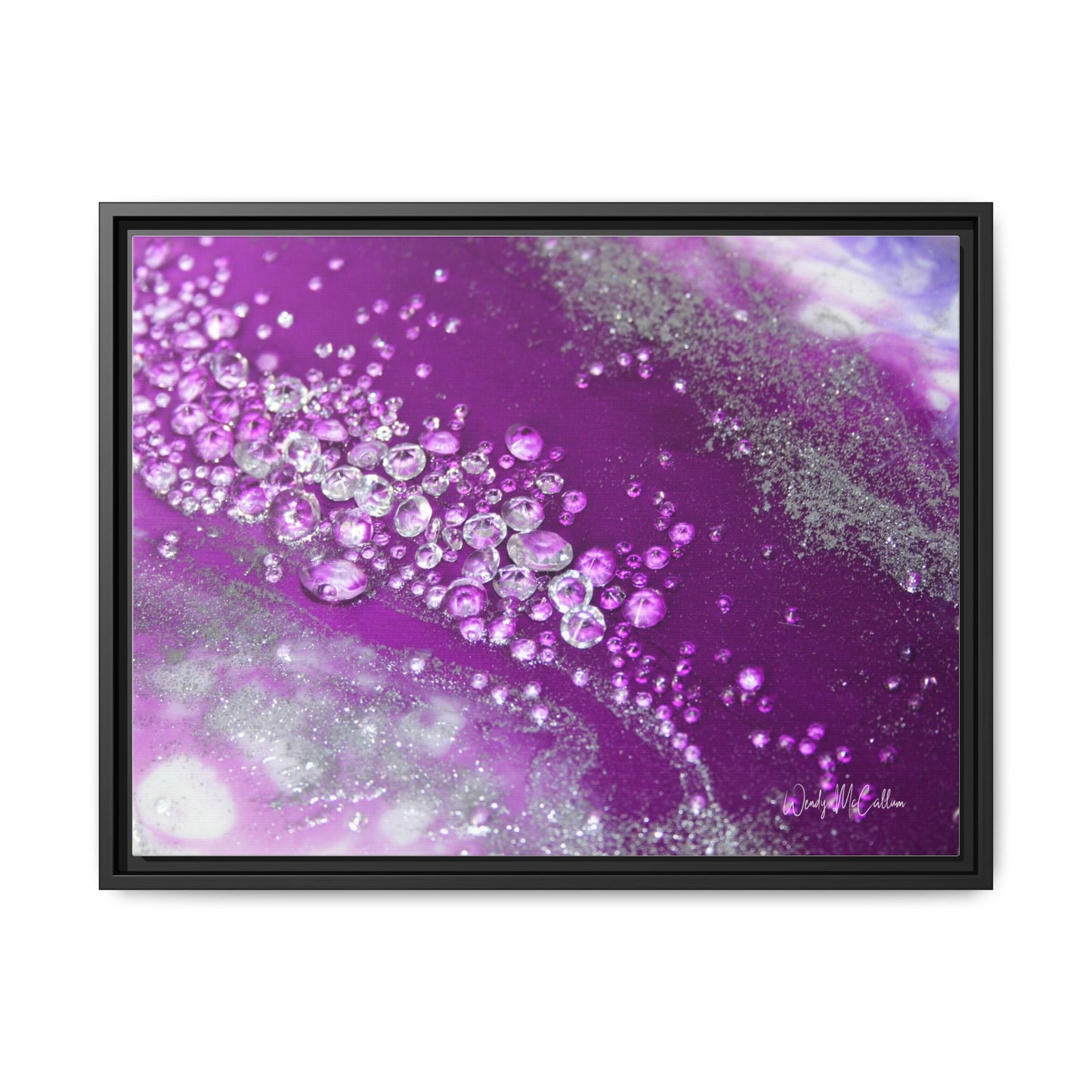 Amethyst Dreams Framed Print - Grace