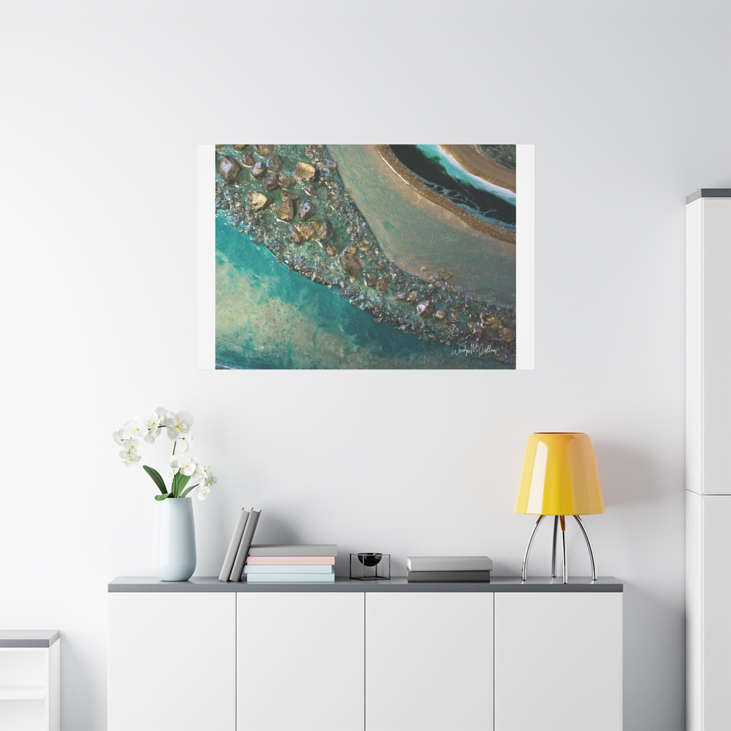Dioptase Canvas Wall Art - Grace