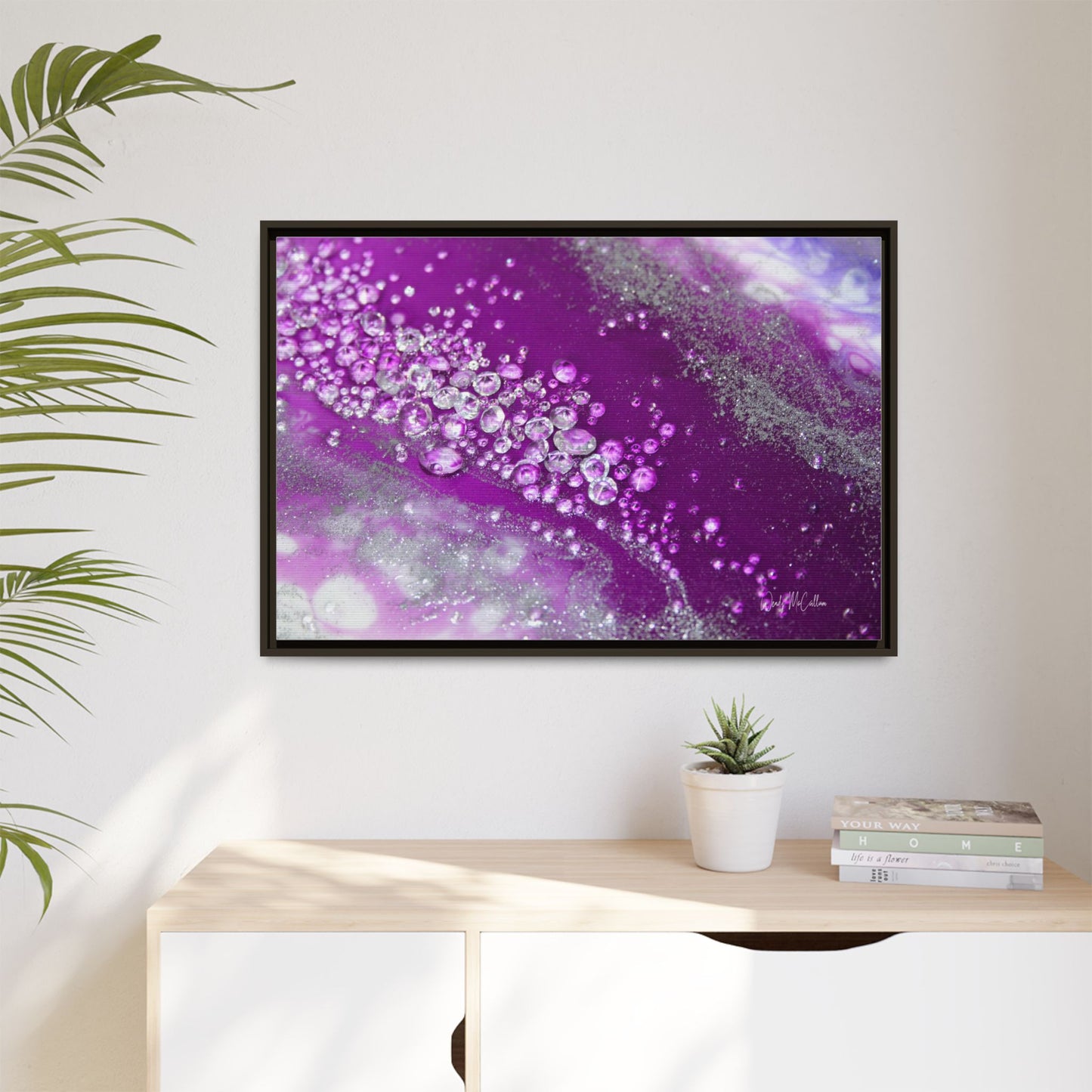 Amethyst Dreams Framed Print - Grace