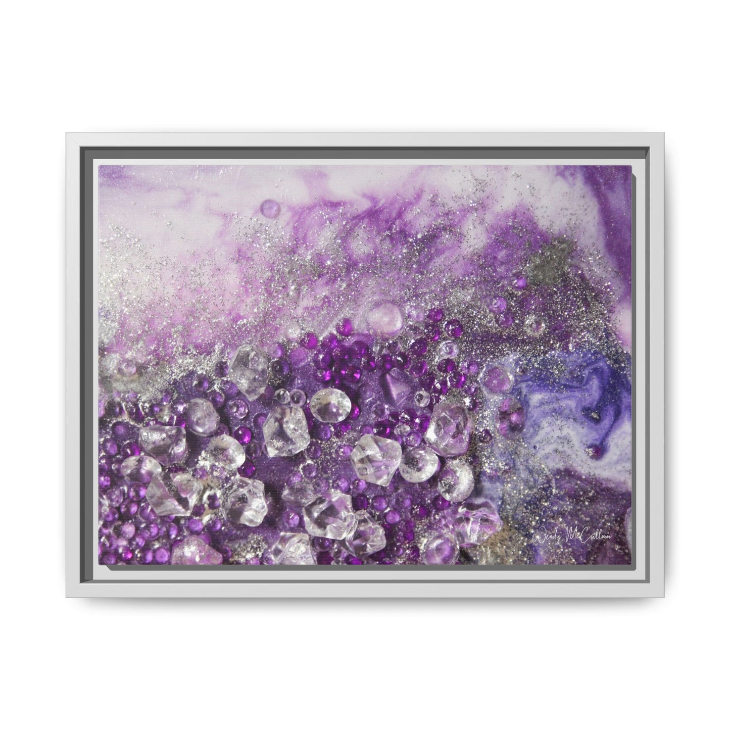 Amethyst Dreams Framed Print - Elegance