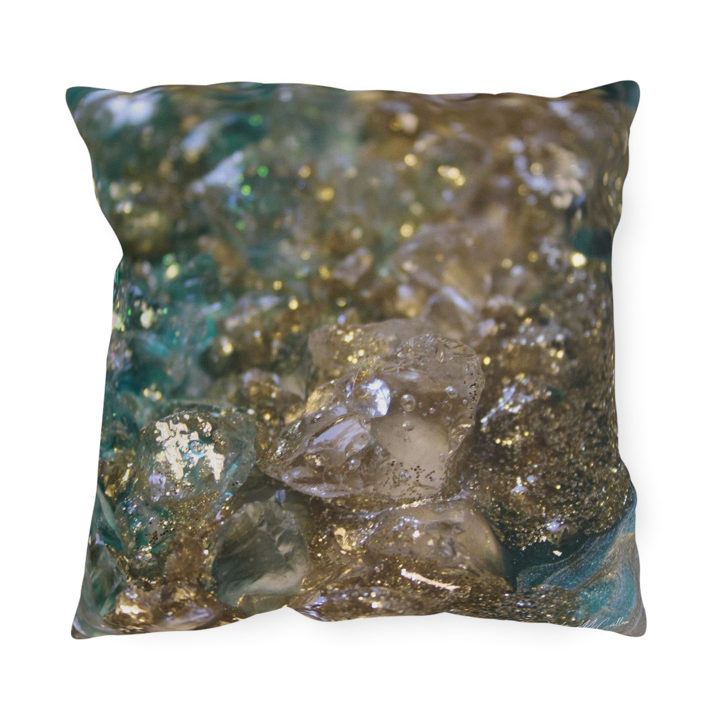 Dioptase Opulence Outdoor Pillow - Patio Cushion