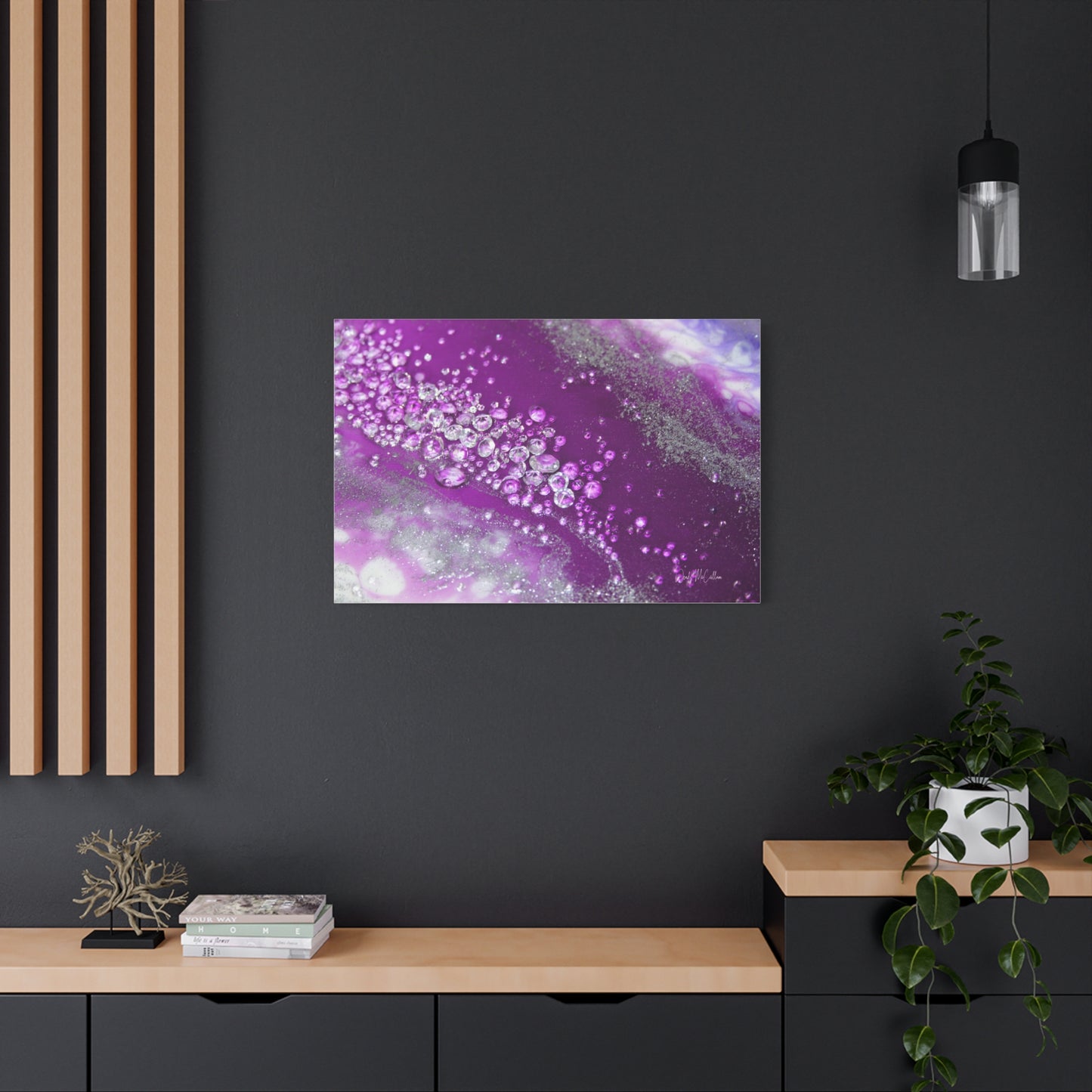 Amethyst Dreams Canvas Wall Art - Grace