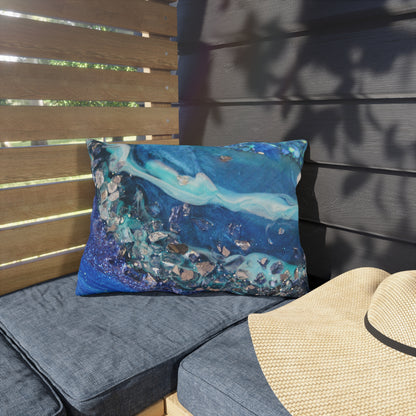 Elucidation Elegance Outdoor Pillow - Patio Cushion