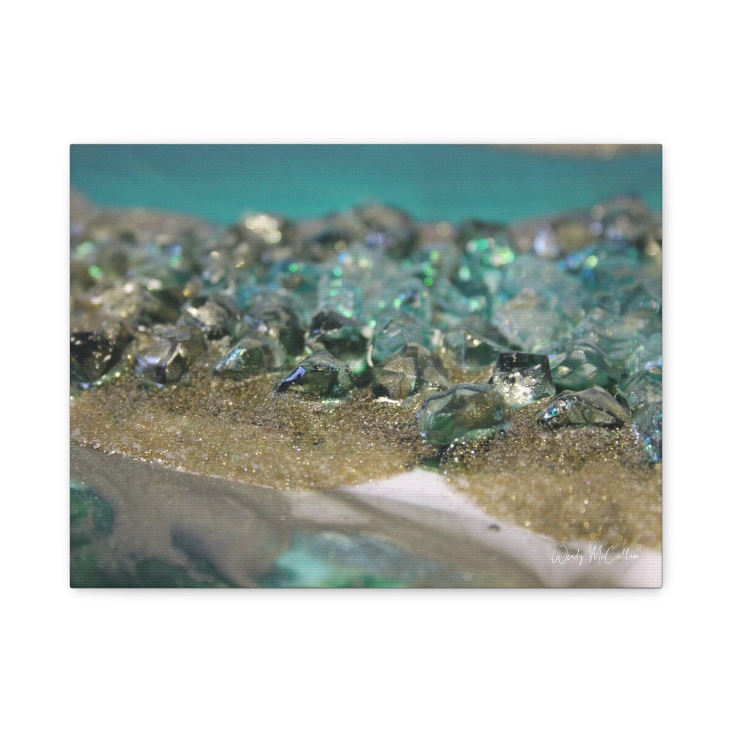 Dioptase Canvas Wall Art - Elegance