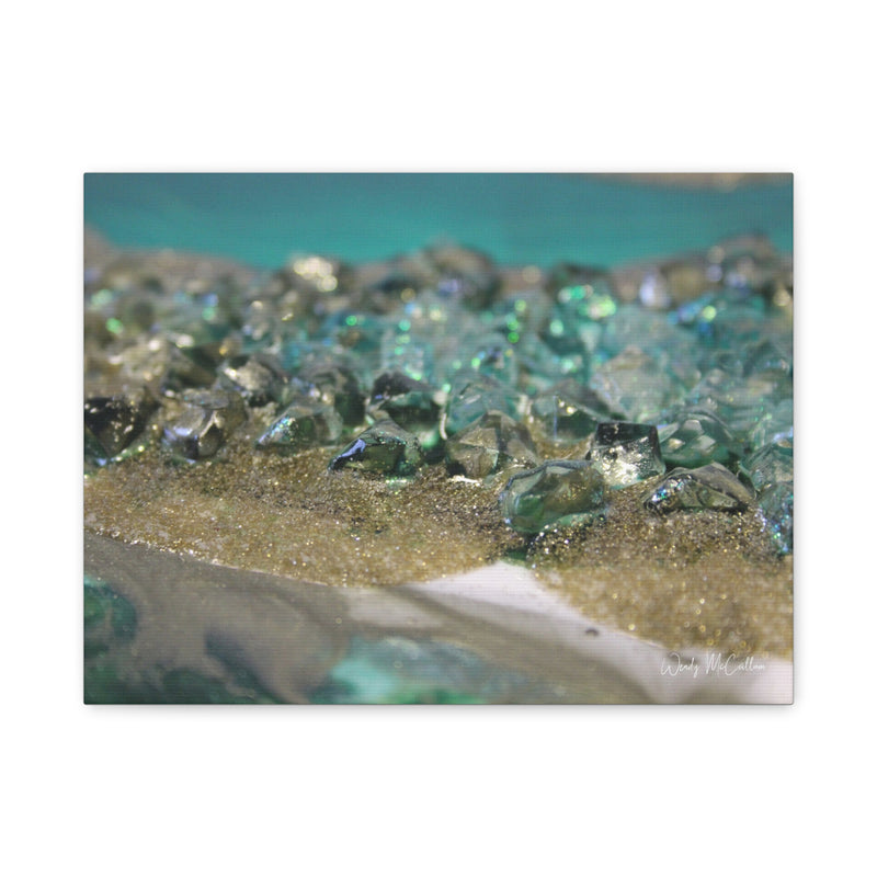 Dioptase Canvas Wall Art - Elegance