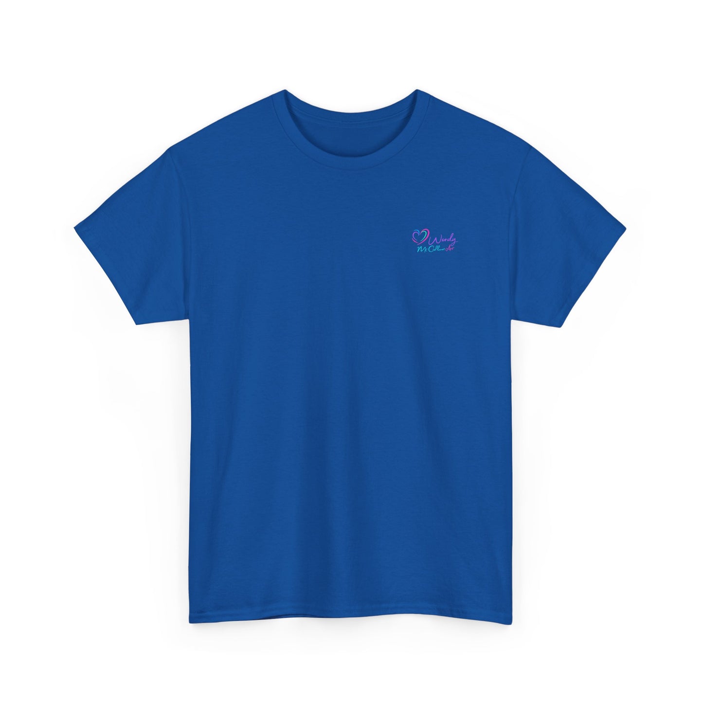 Im Mainly peace love & light -T‑Shirt