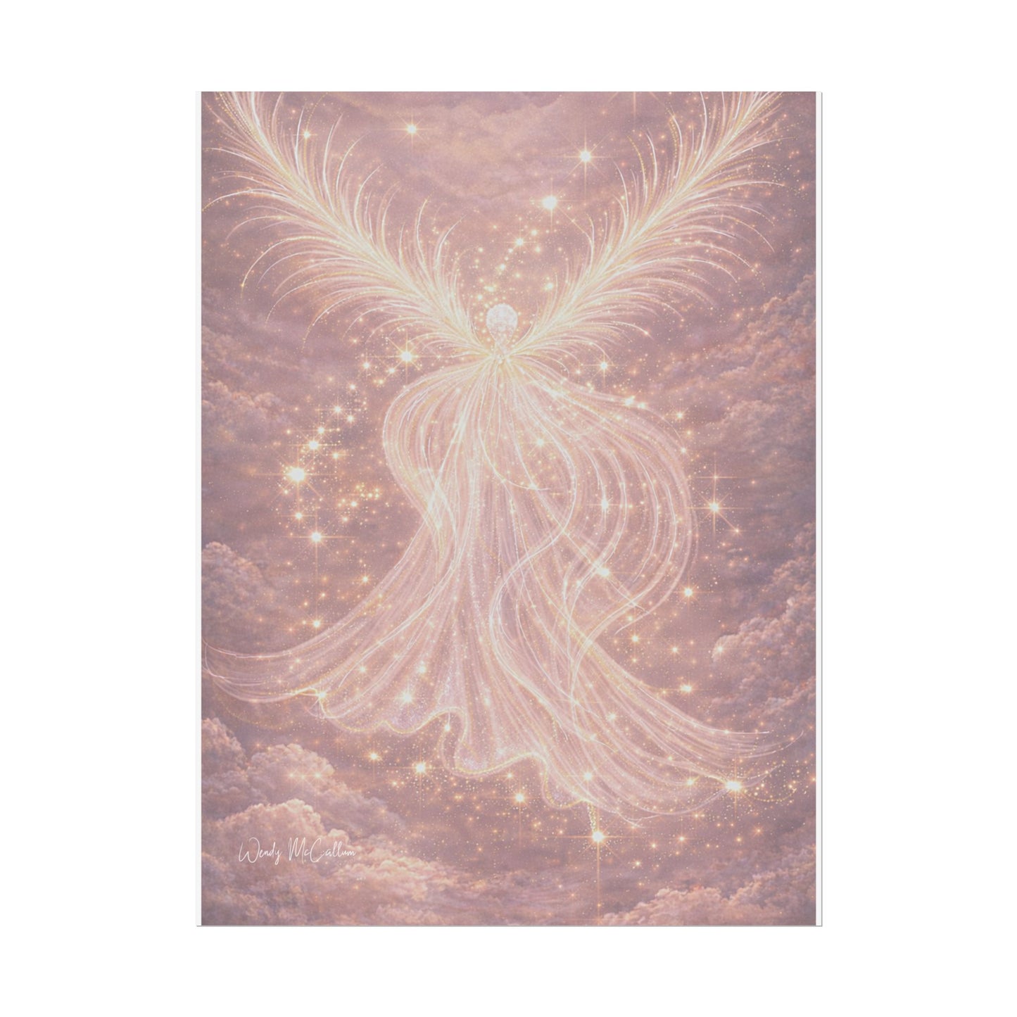 Archangel Chamuel – Fine Art Print | Angel of Love, Peace & Emotional Healing