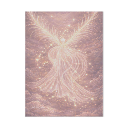 Archangel Chamuel – Fine Art Print | Angel of Love, Peace & Emotional Healing