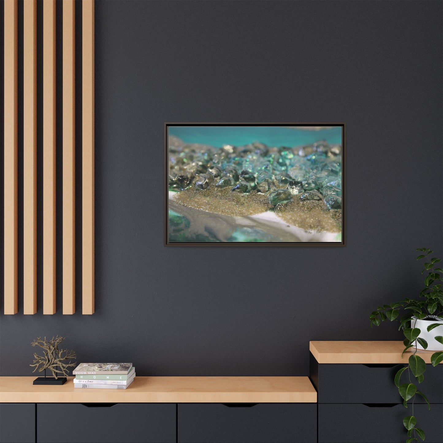 Dioptase Framed Print - Elegance
