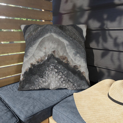 Grey Moonstone Splendour Outdoor Pillow — Patio Cushion