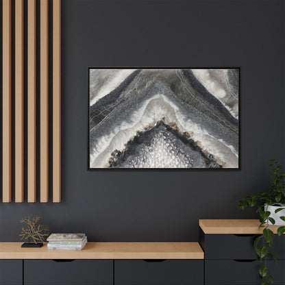 Grey Moonstone Framed Print - Splendour