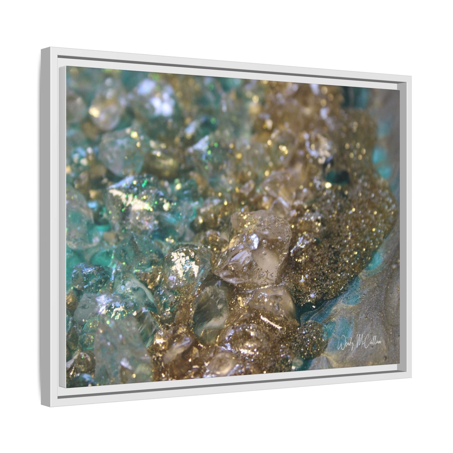 Dioptase Framed Print - Opulence