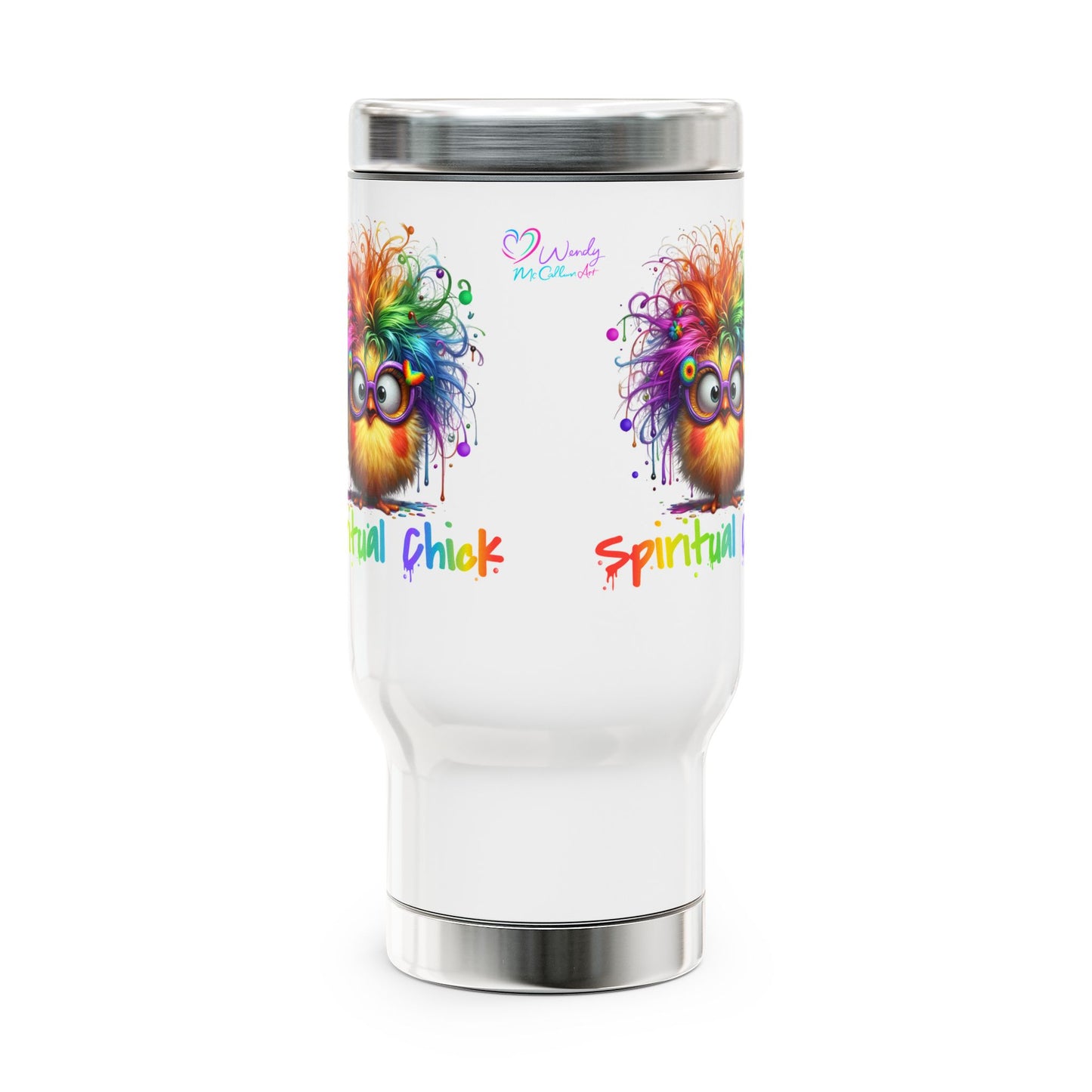Spiritual Chick – Stainless Steel Travel Mug (14oz)