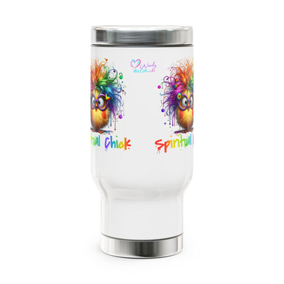Spiritual Chick – Stainless Steel Travel Mug (14oz)