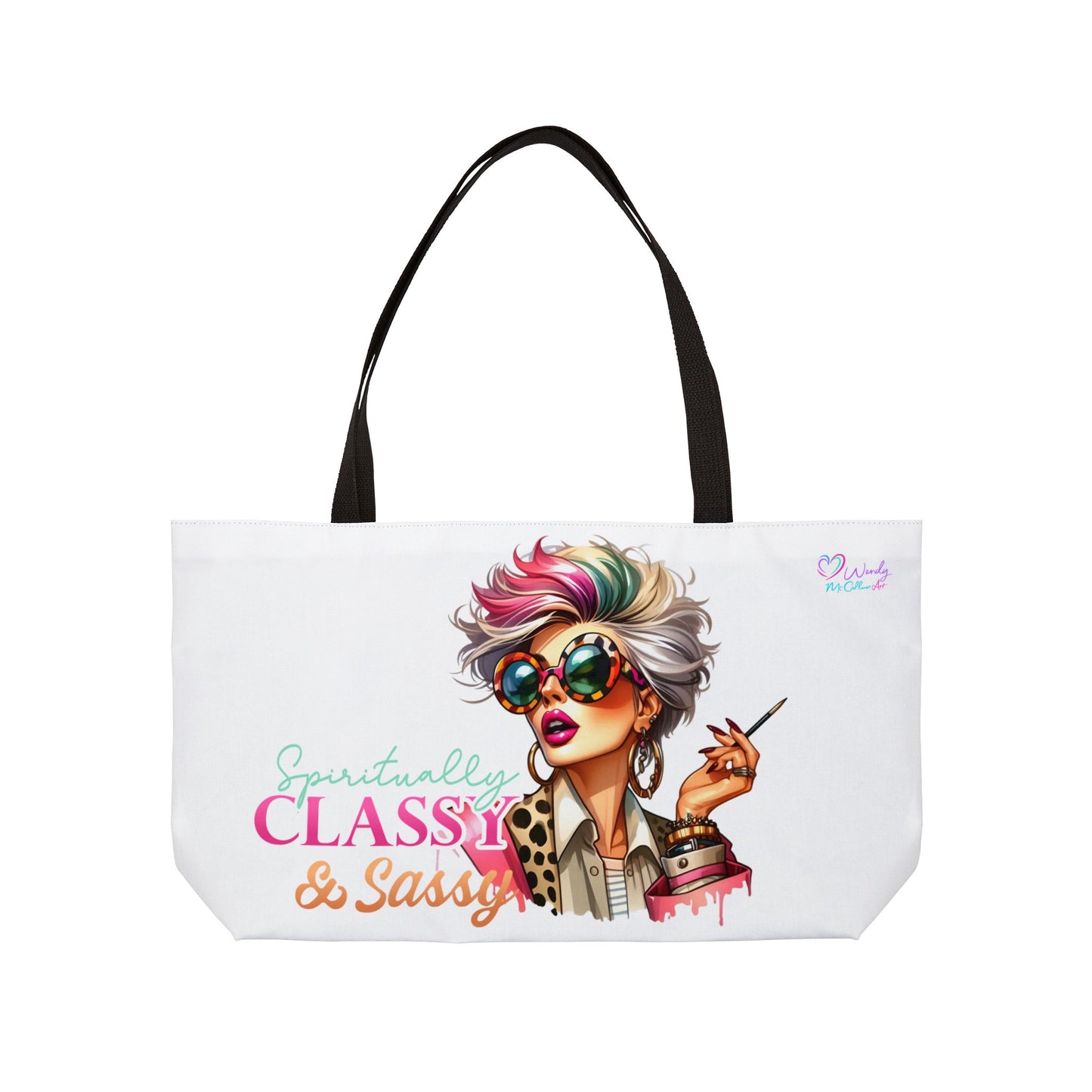 Classy & Sassy Weekender Tote — Spiritual Glam Fashion Travel Bag