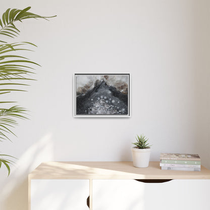 Grey Moonstone Framed Print - Elegance