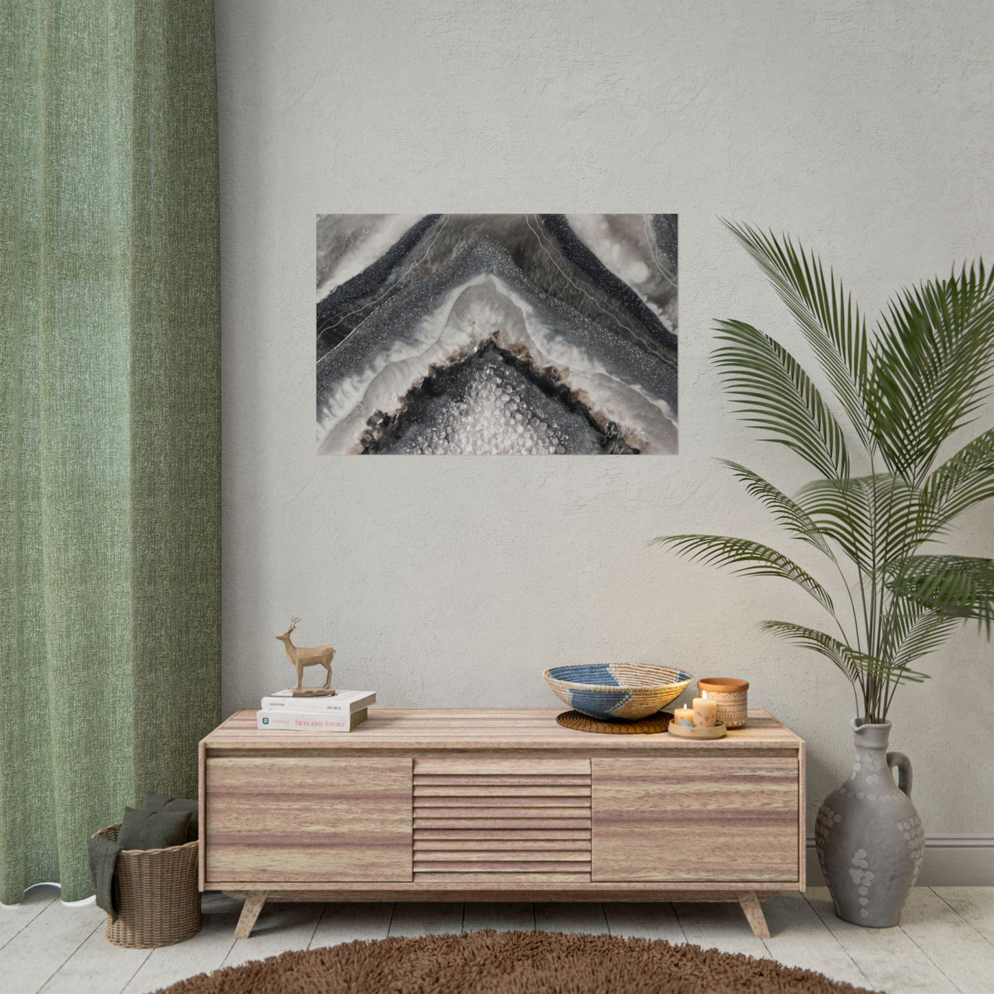 Grey Moonstone Fine Art Print - Splendour