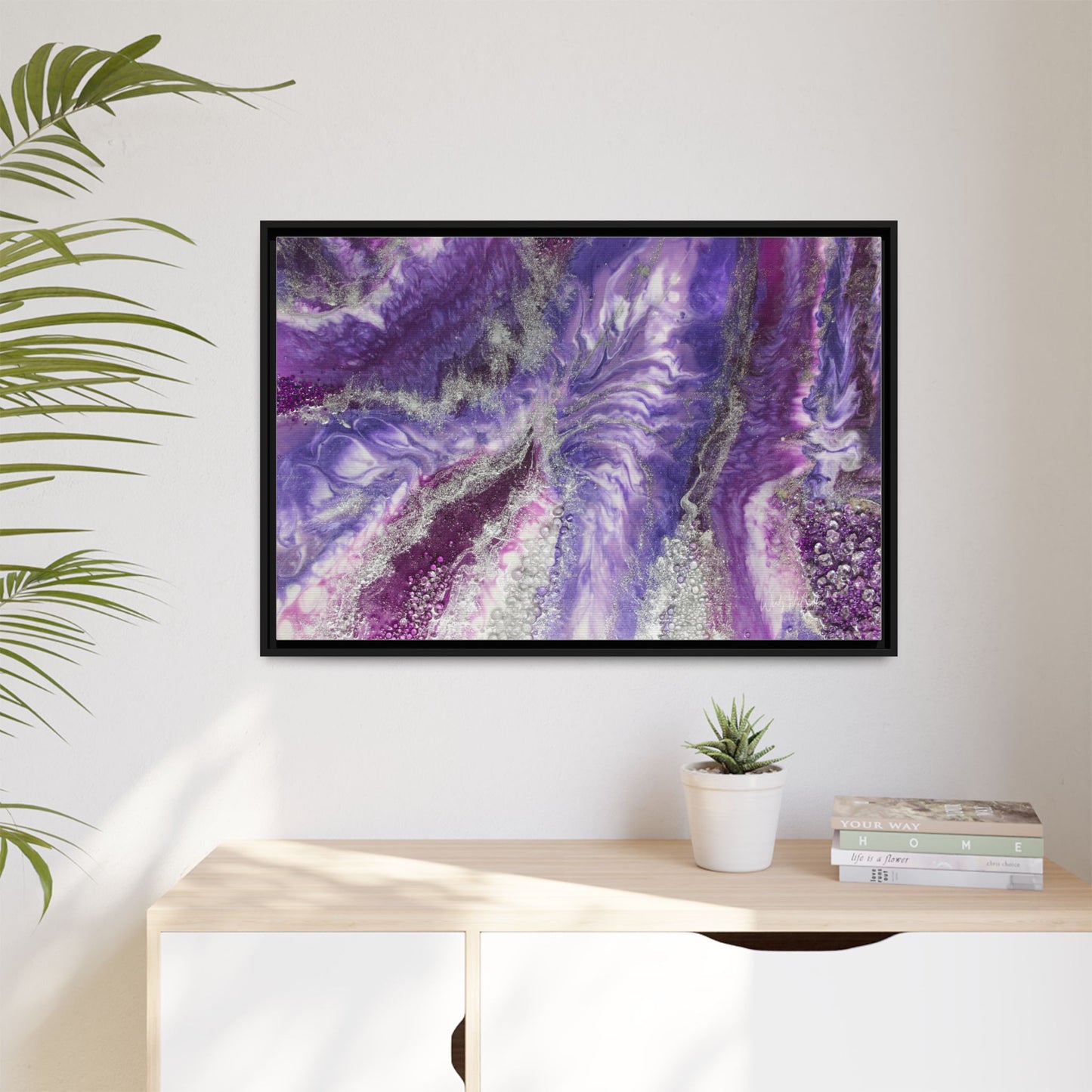 Amethyst Dreams Framed Print - Splendour