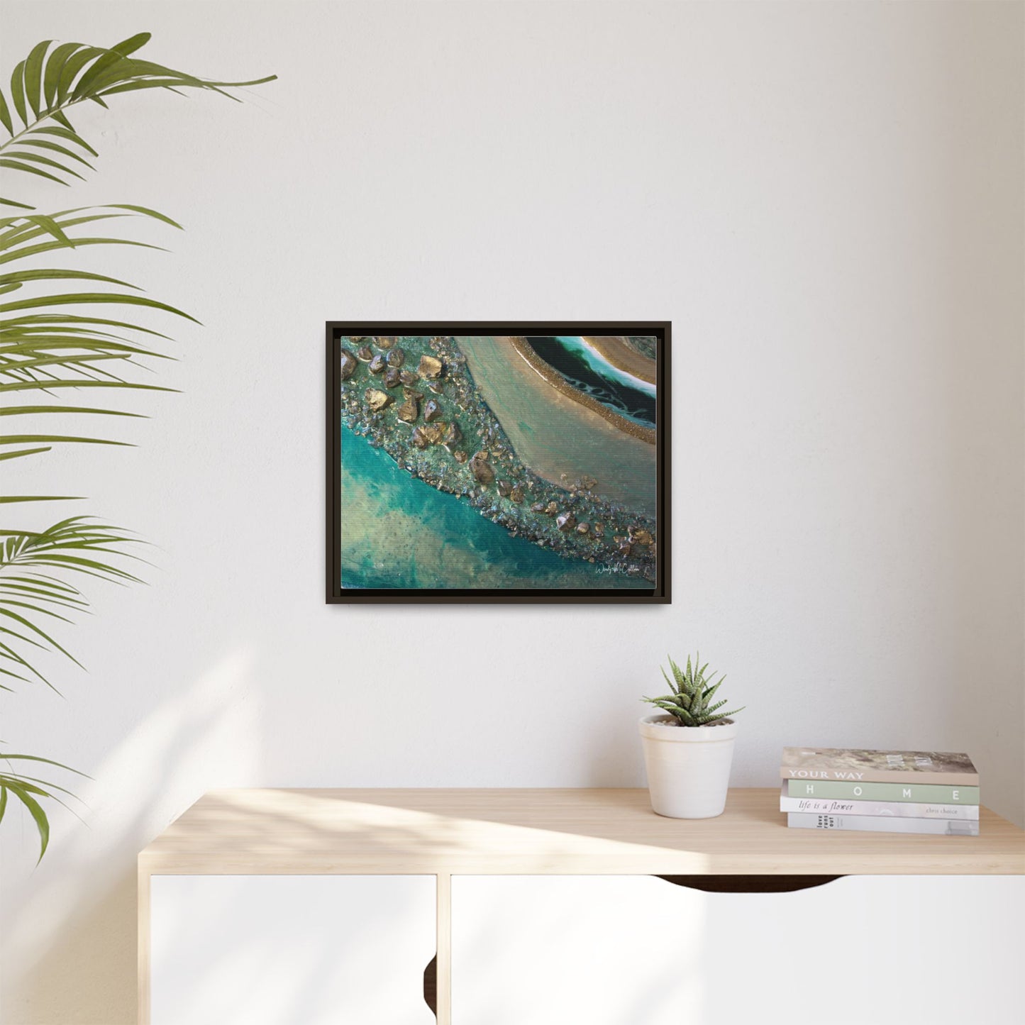 Dioptase Framed Print - Grace