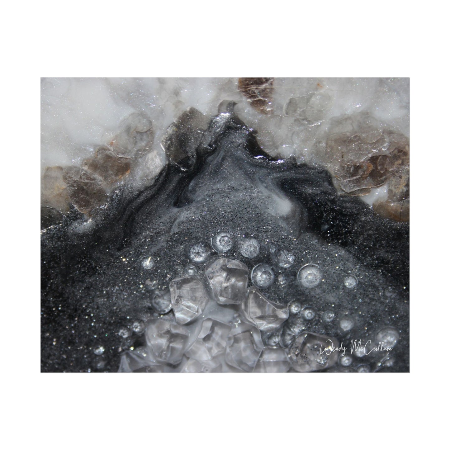 Grey Moonstone Fine Art Print - Elegance