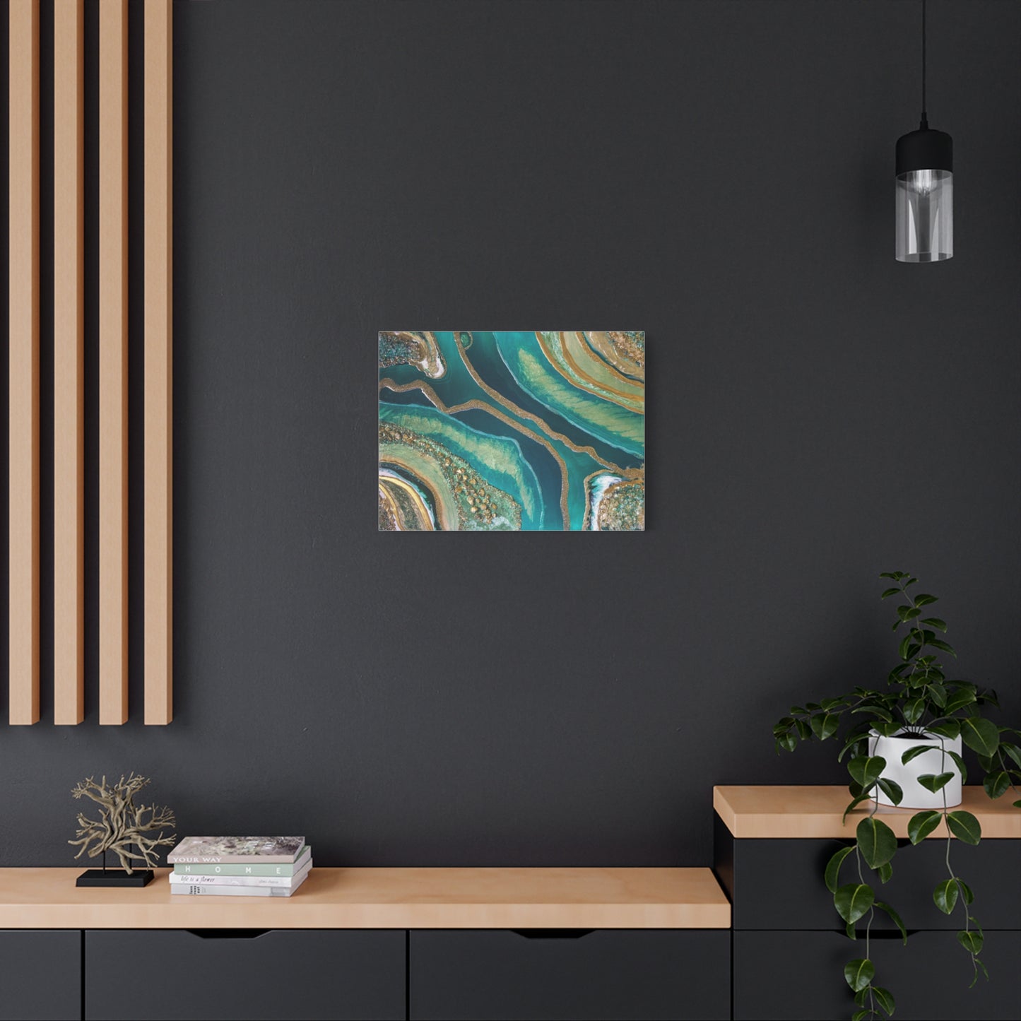 Dioptase Canvas Wall Art - Splendour