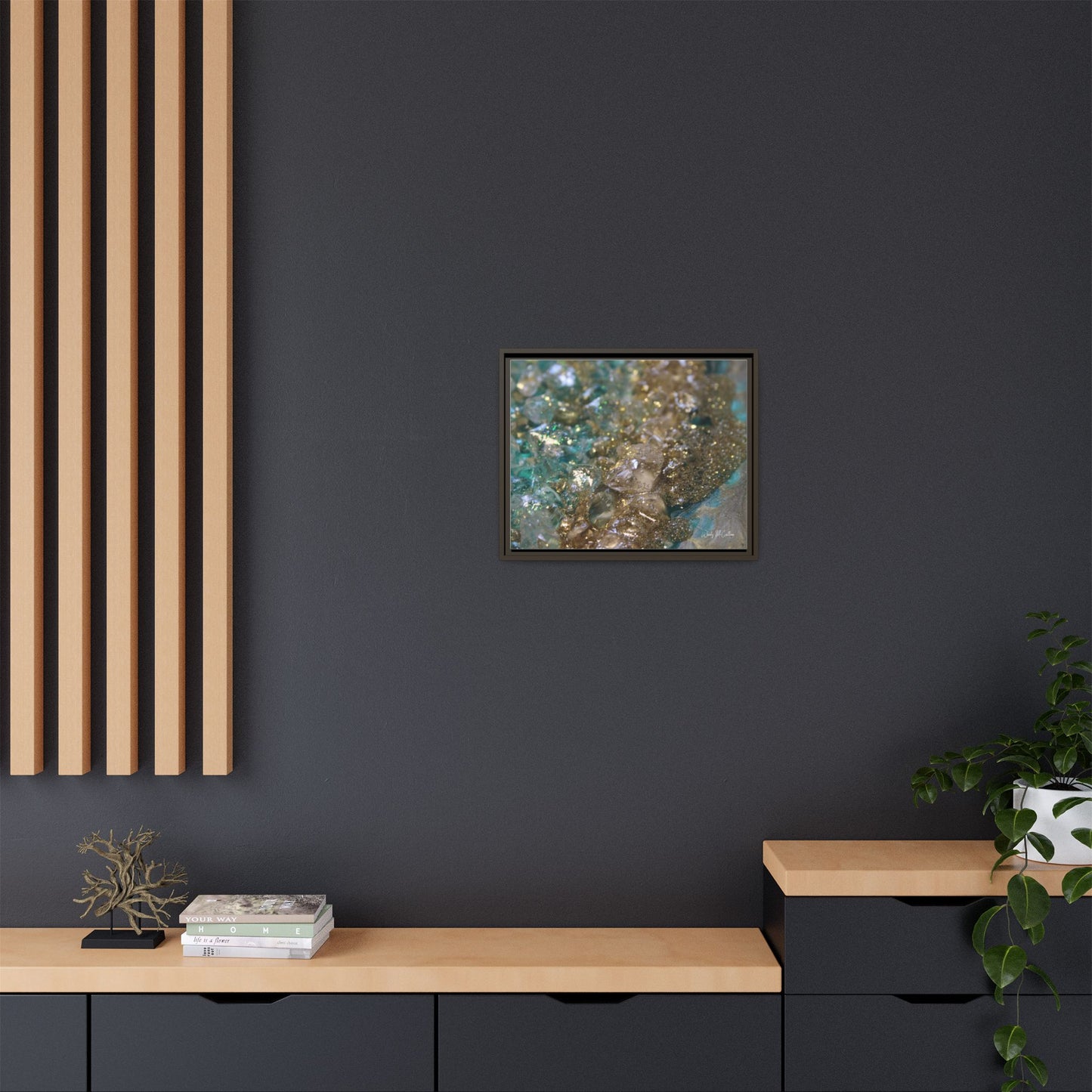 Dioptase Framed Print - Opulence