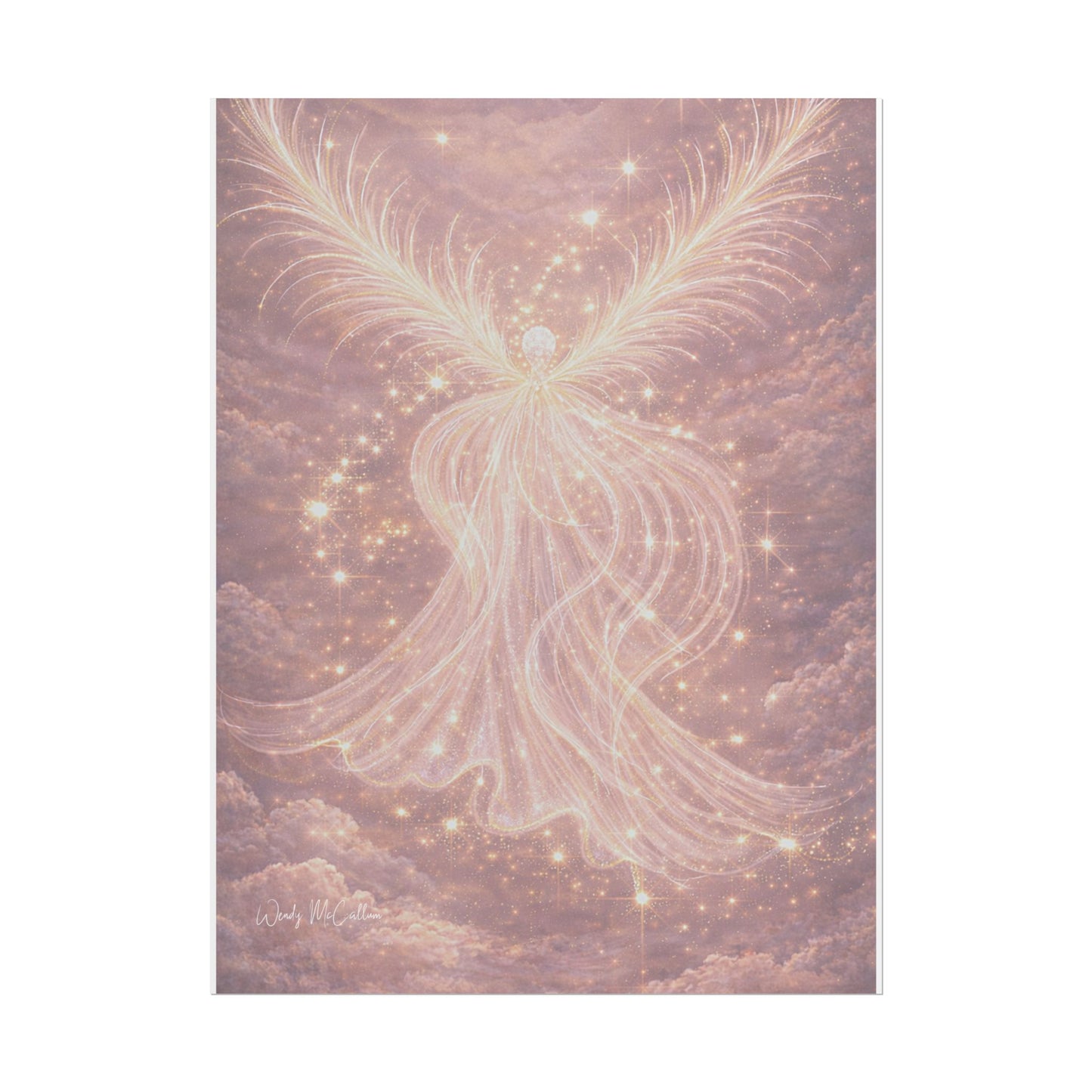 Archangel Chamuel – Fine Art Print | Angel of Love, Peace & Emotional Healing