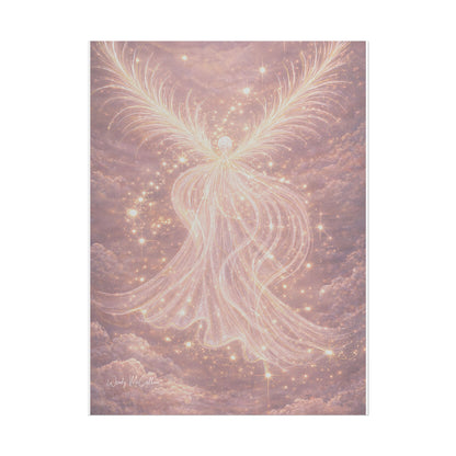 Archangel Chamuel – Fine Art Print | Angel of Love, Peace & Emotional Healing