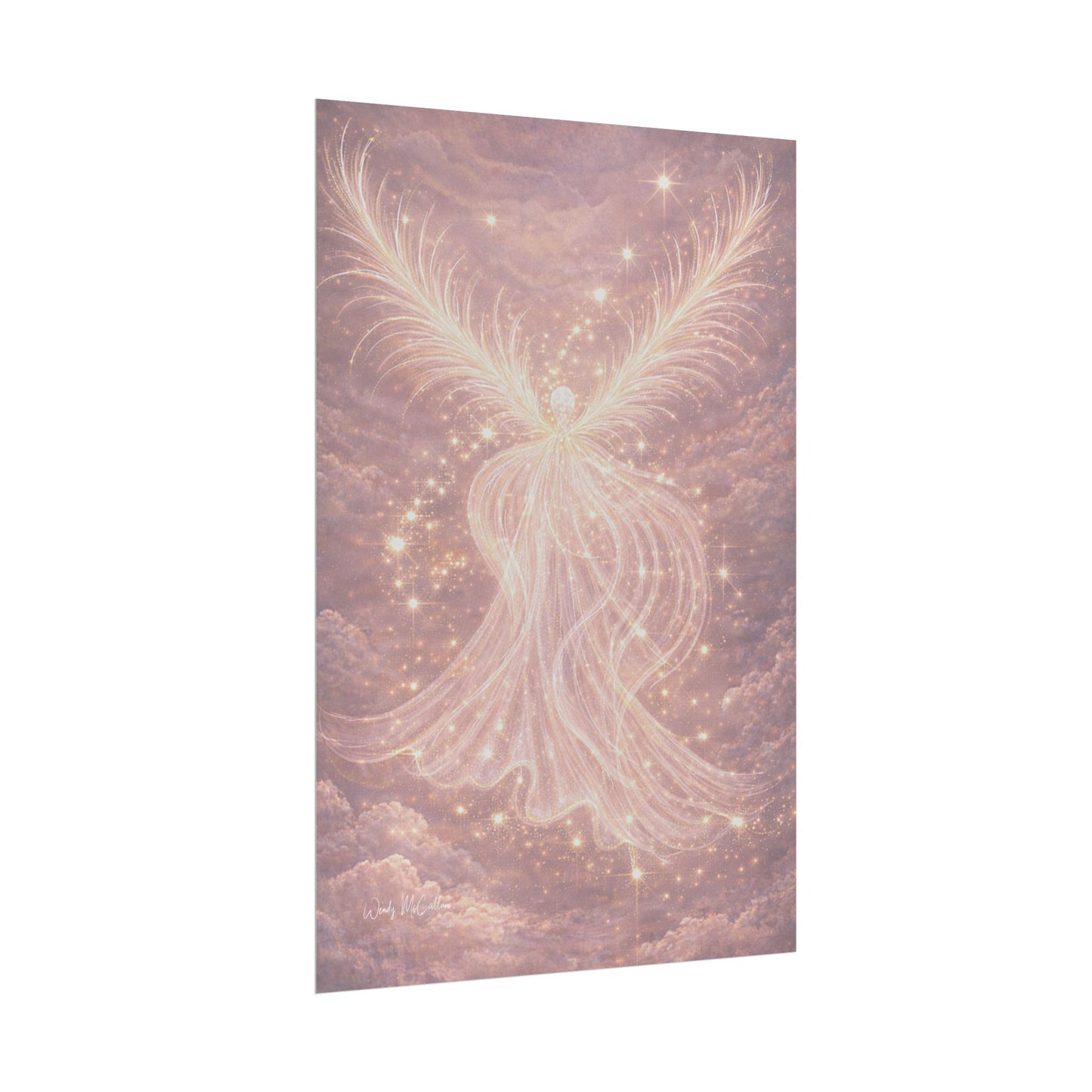 Archangel Chamuel – Fine Art Print | Angel of Love, Peace & Emotional Healing
