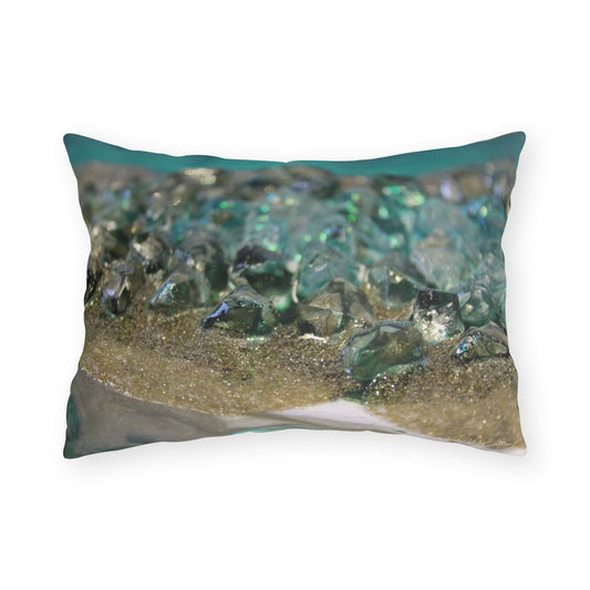Dioptase Elegance Outdoor Pillow - Patio Cushion