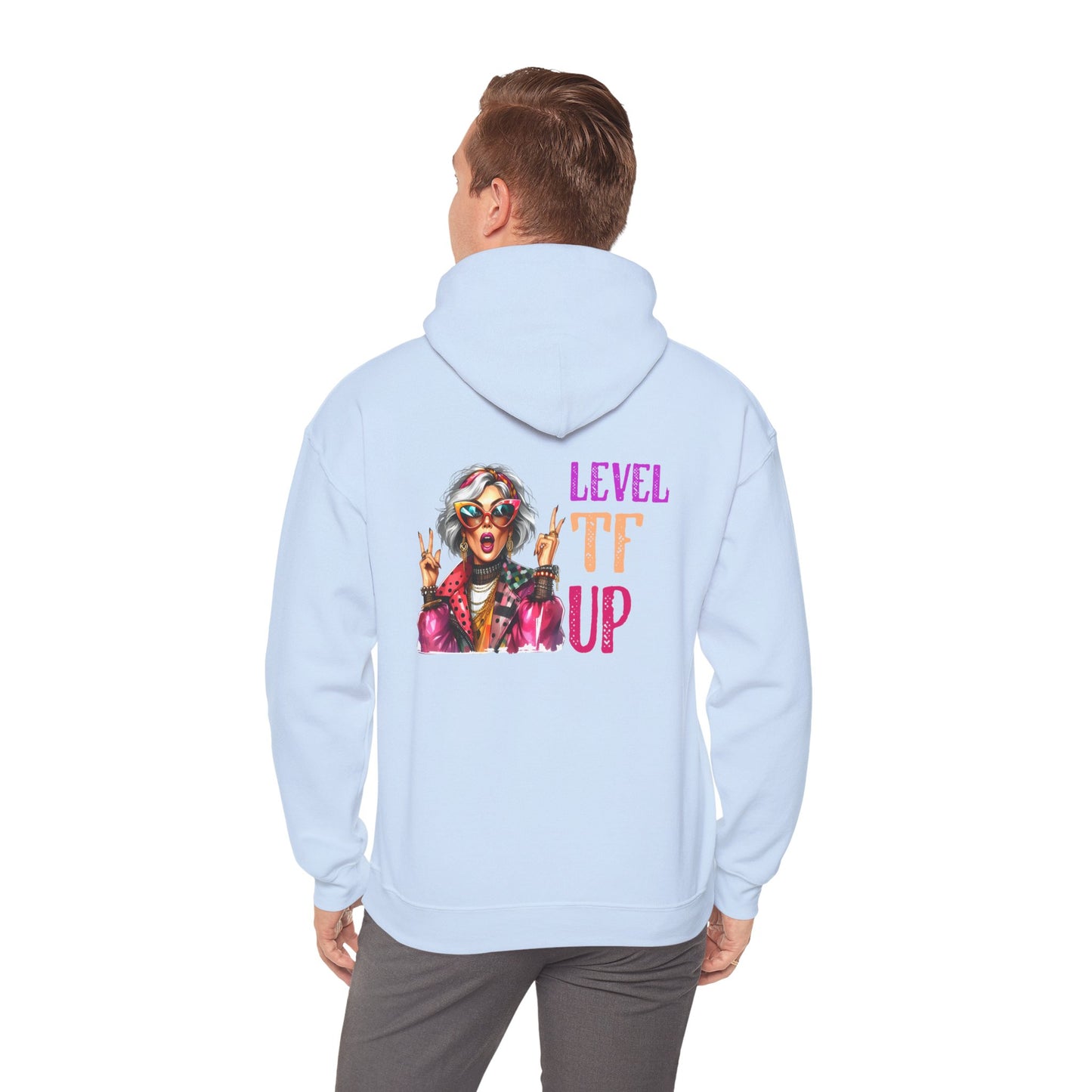 LEVEL TF UP – Sassy Empowerment Hoodie